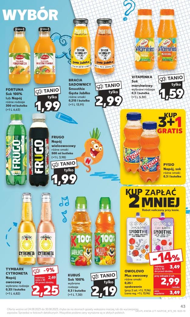 Gazetka promocyjna Kaufland do 30/08/2023 str.43