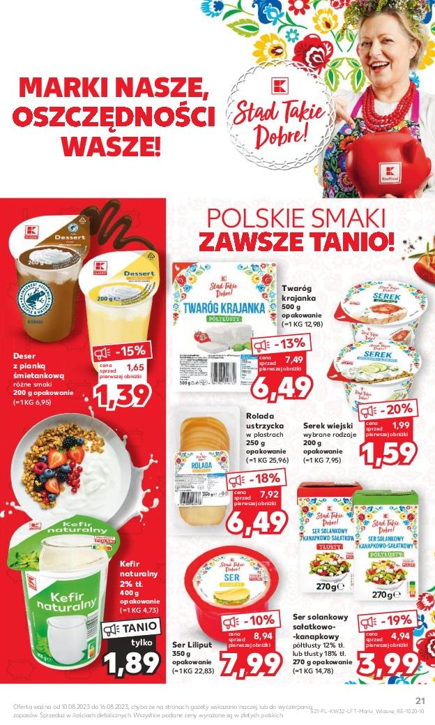 Gazetka promocyjna Kaufland do 16/08/2023 str.21