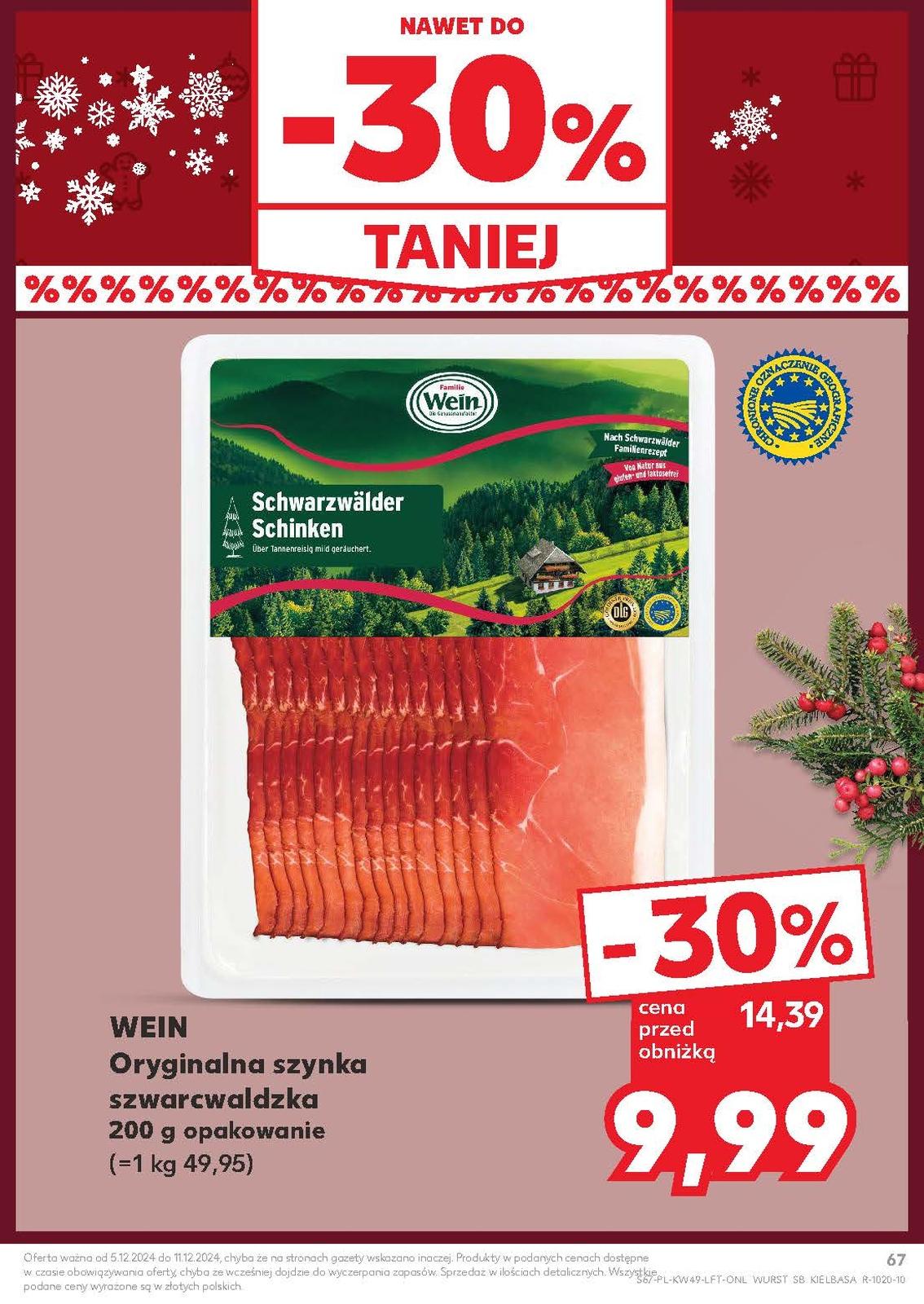 Gazetka promocyjna Kaufland do 11/12/2024 str.67