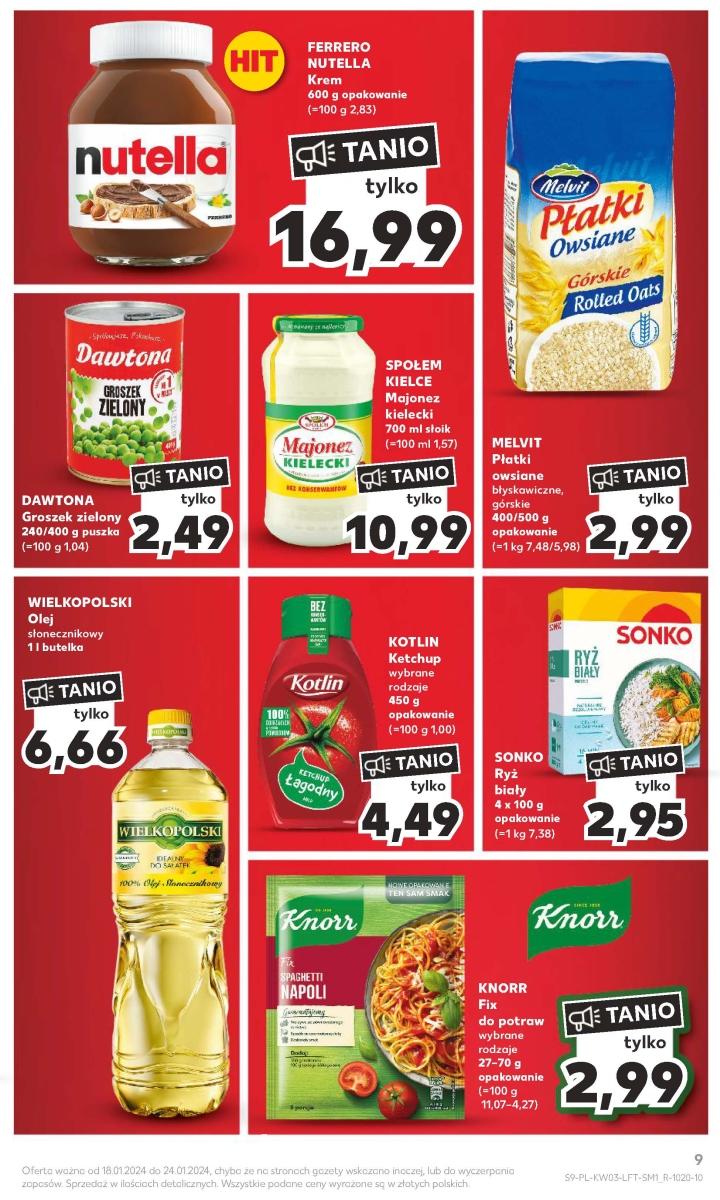 Gazetka promocyjna Kaufland do 24/01/2024 str.9