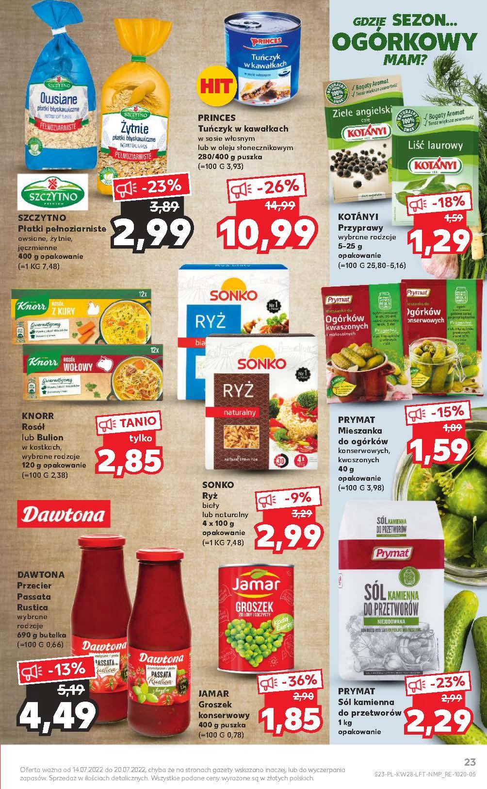 Gazetka promocyjna Kaufland do 20/07/2022 str.23