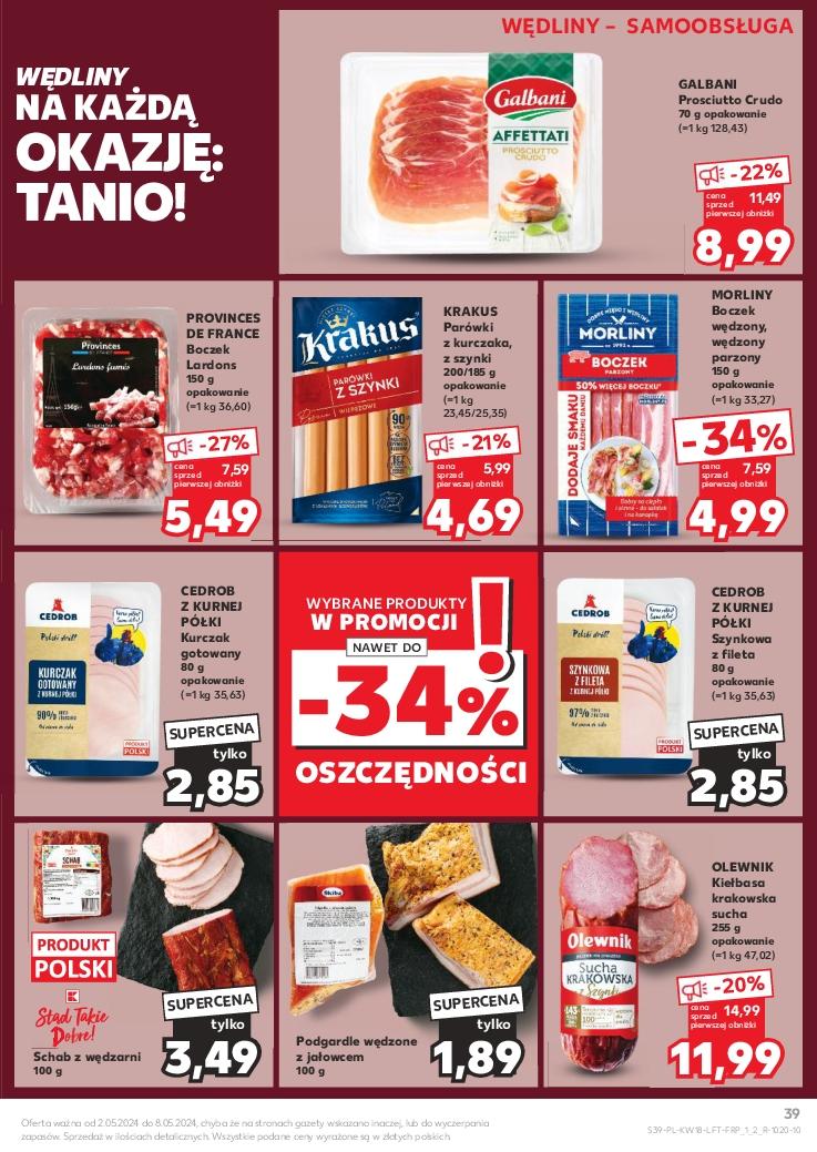 Gazetka promocyjna Kaufland do 08/05/2024 str.39