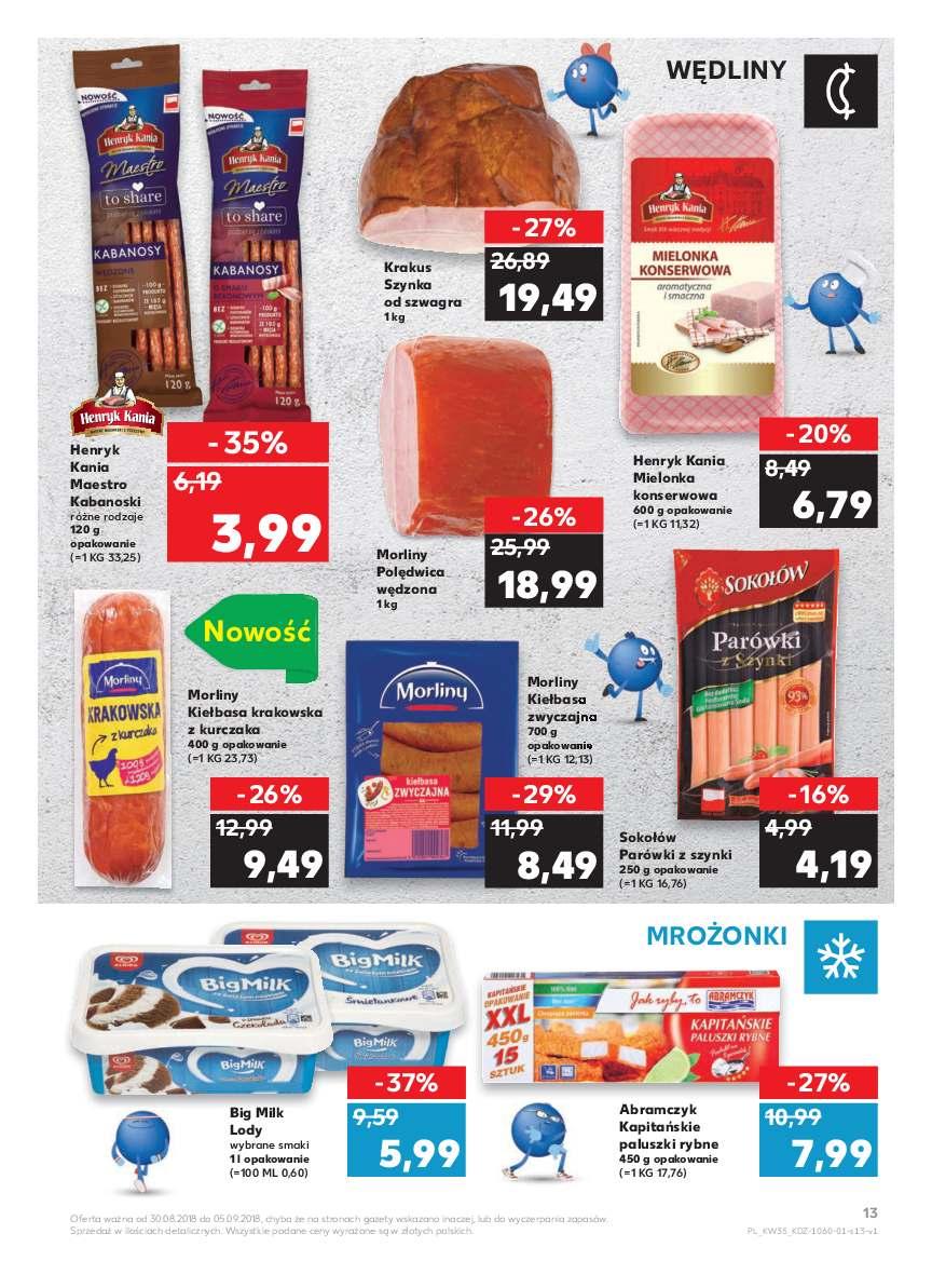 Gazetka promocyjna Kaufland do 05/09/2018 str.13