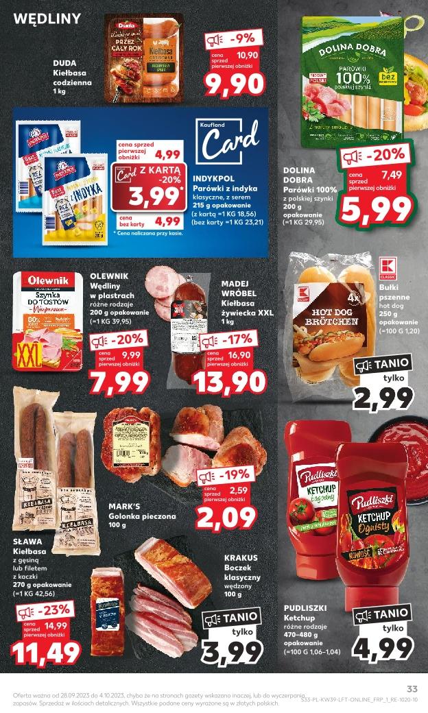 Gazetka promocyjna Kaufland do 04/10/2023 str.33