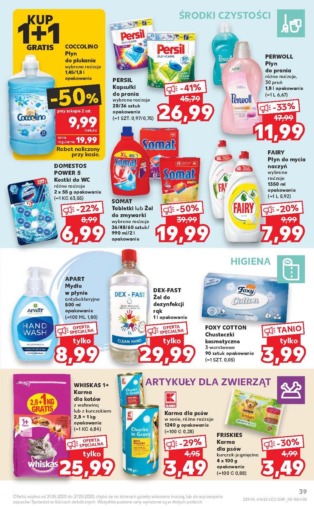 Gazetka promocyjna Kaufland do 27/05/2020 str.39