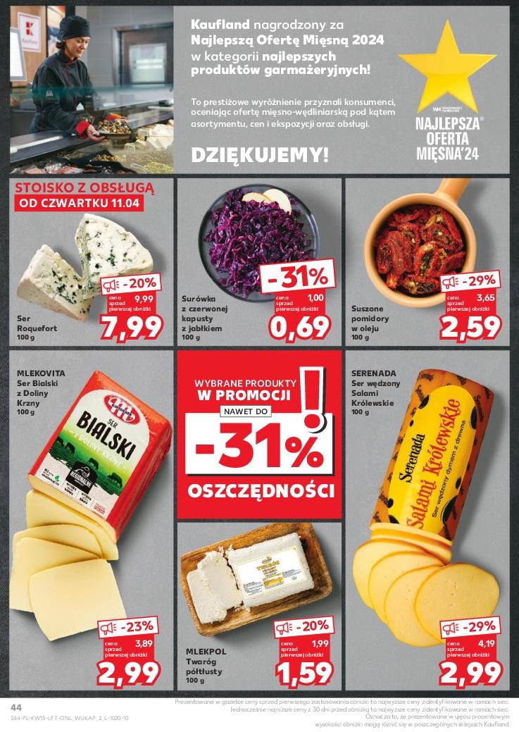 Gazetka promocyjna Kaufland do 17/04/2024 str.44