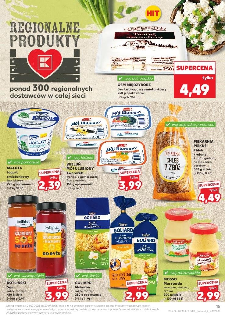 Gazetka promocyjna Kaufland do 30/07/2025 str.15