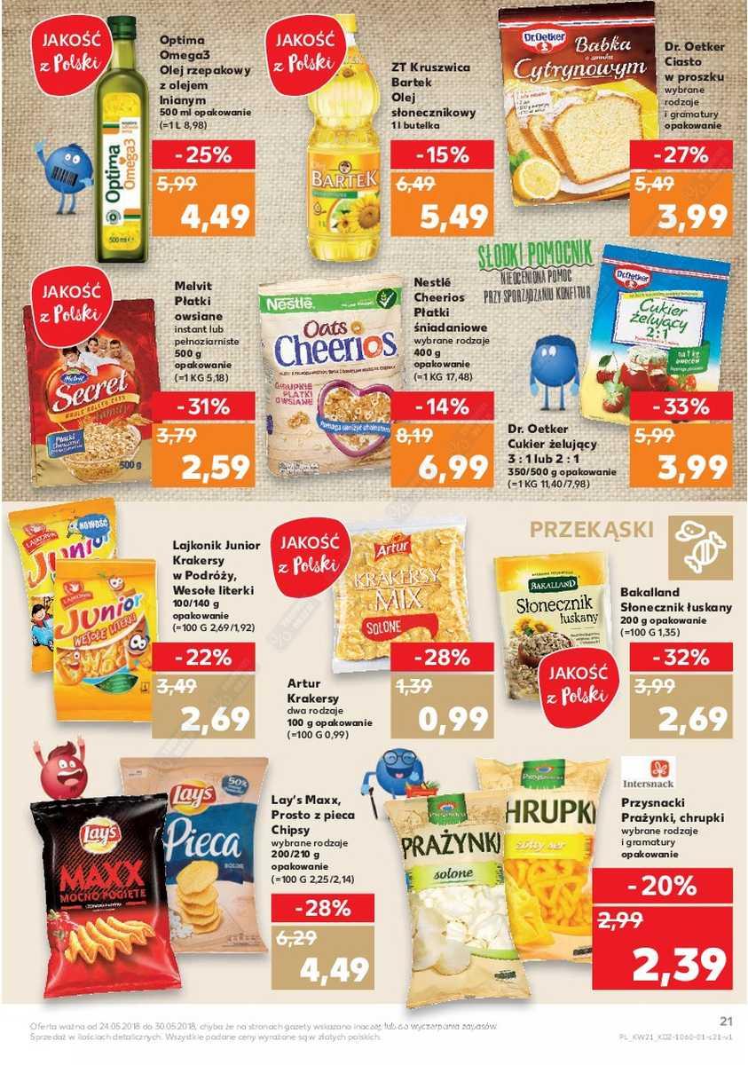 Gazetka promocyjna Kaufland do 30/05/2018 str.21