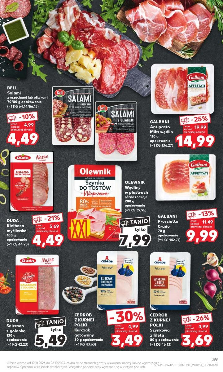 Gazetka promocyjna Kaufland do 25/10/2023 str.39