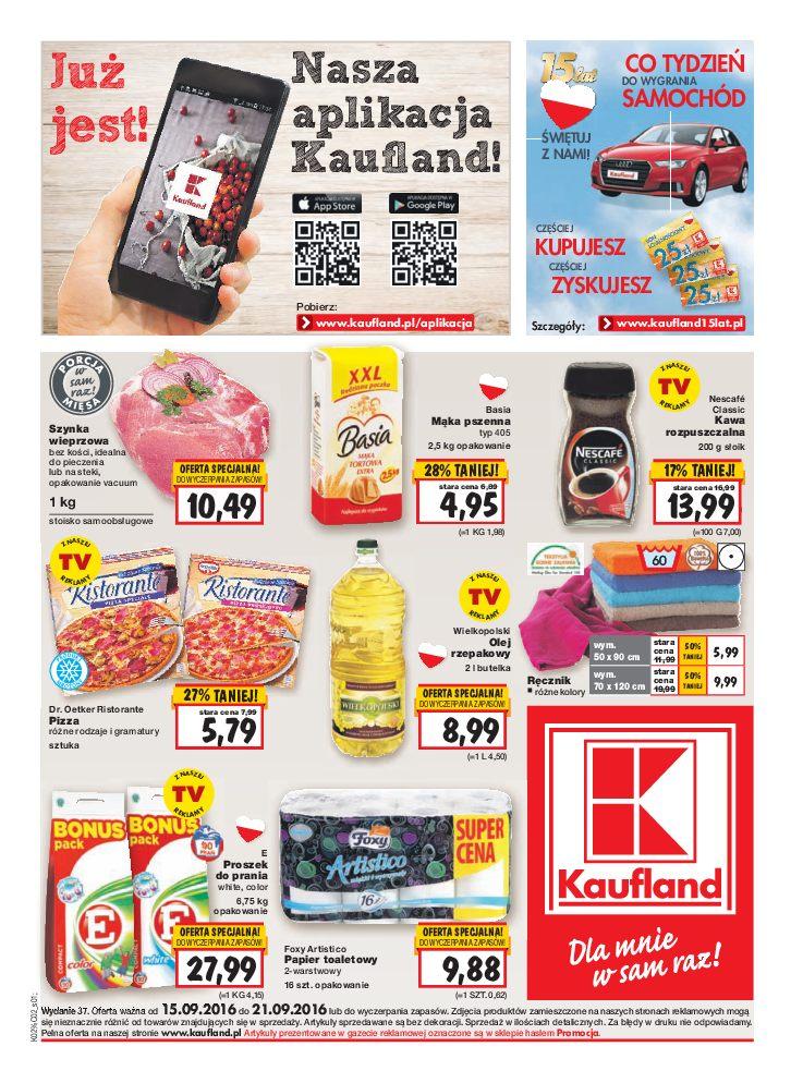 Gazetka promocyjna Kaufland do 21/09/2016 str.0