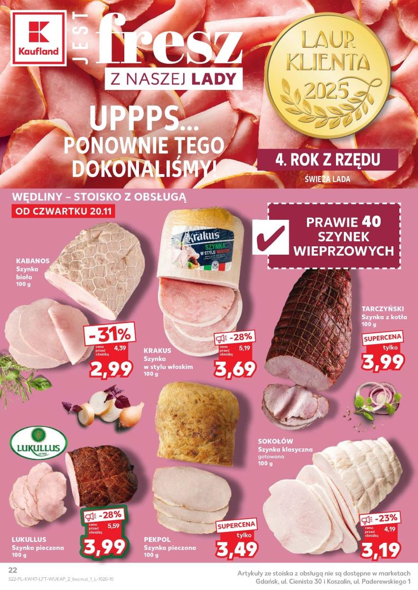 Gazetka promocyjna Kaufland do 26/11/2025 str.22
