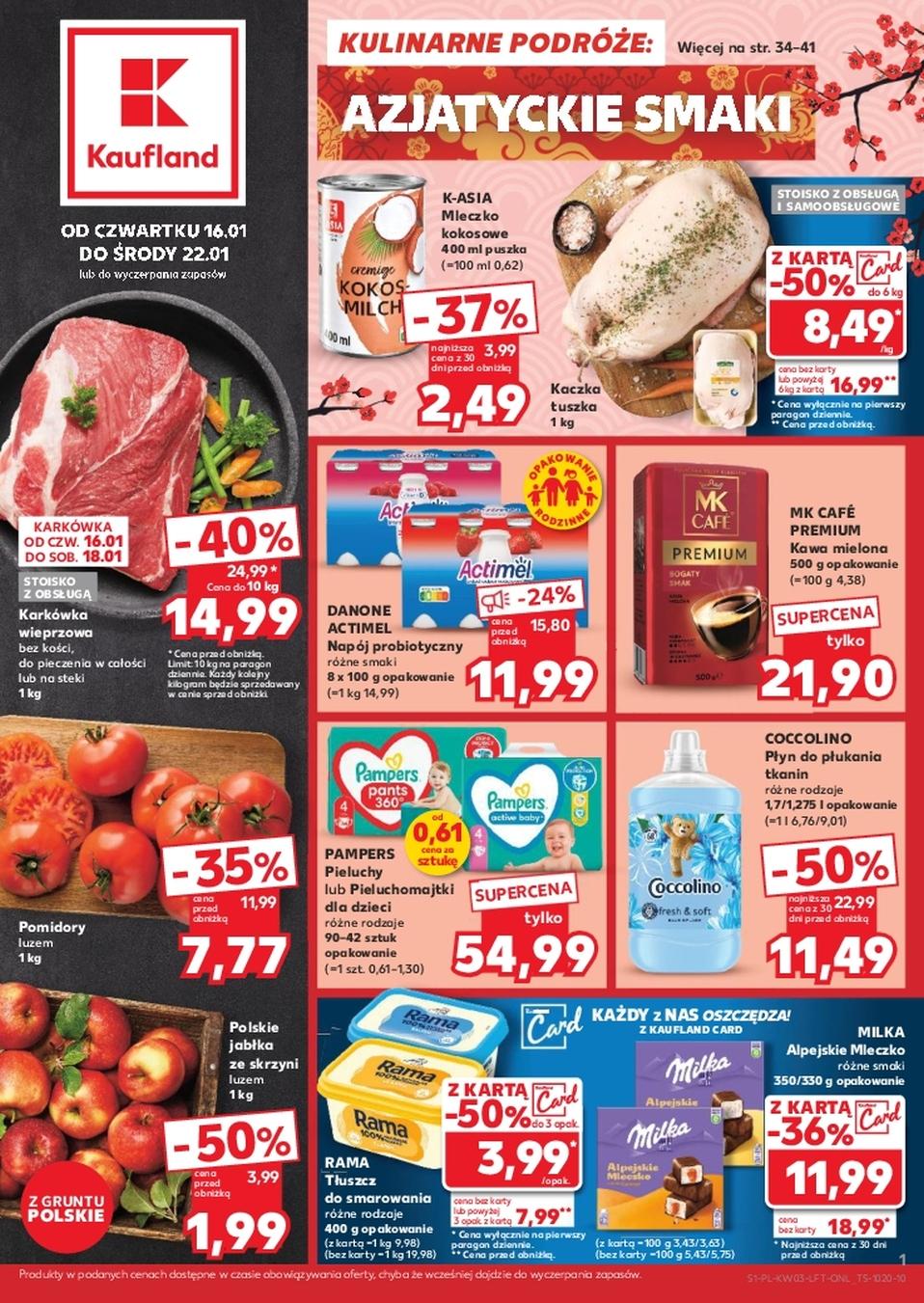 Gazetka promocyjna Kaufland do 22/01/2025 str.1