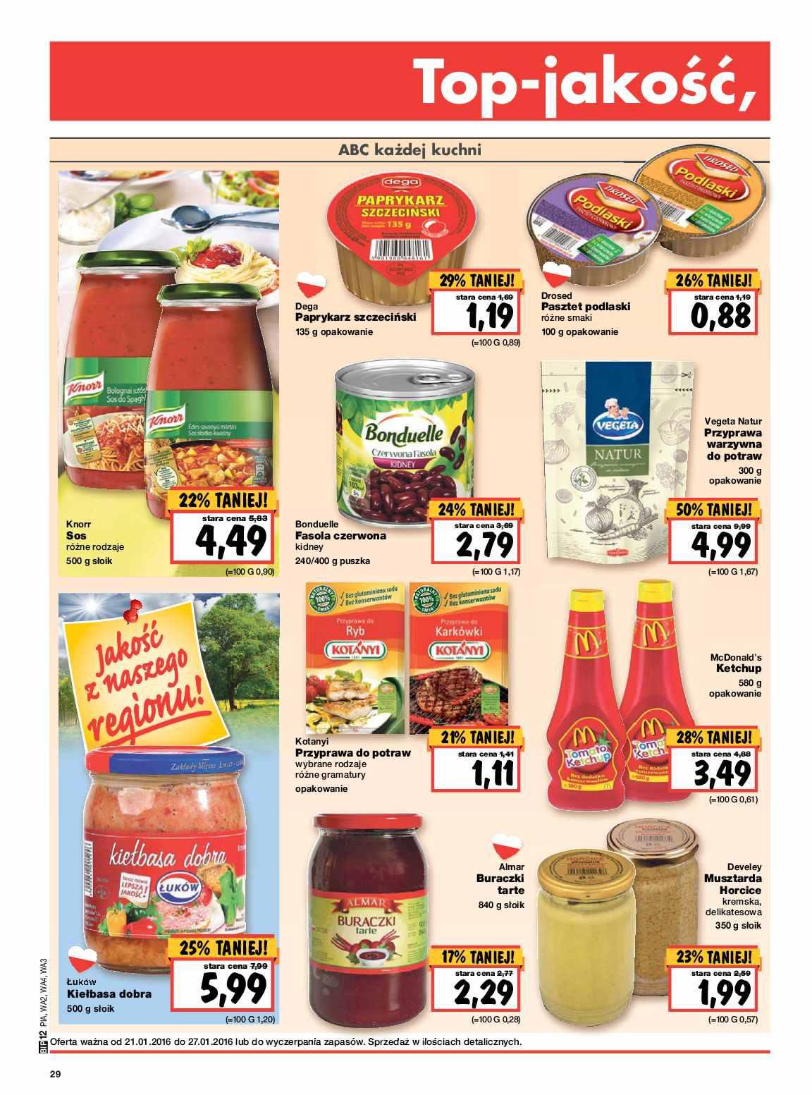 Gazetka promocyjna Kaufland do 27/01/2016 str.12