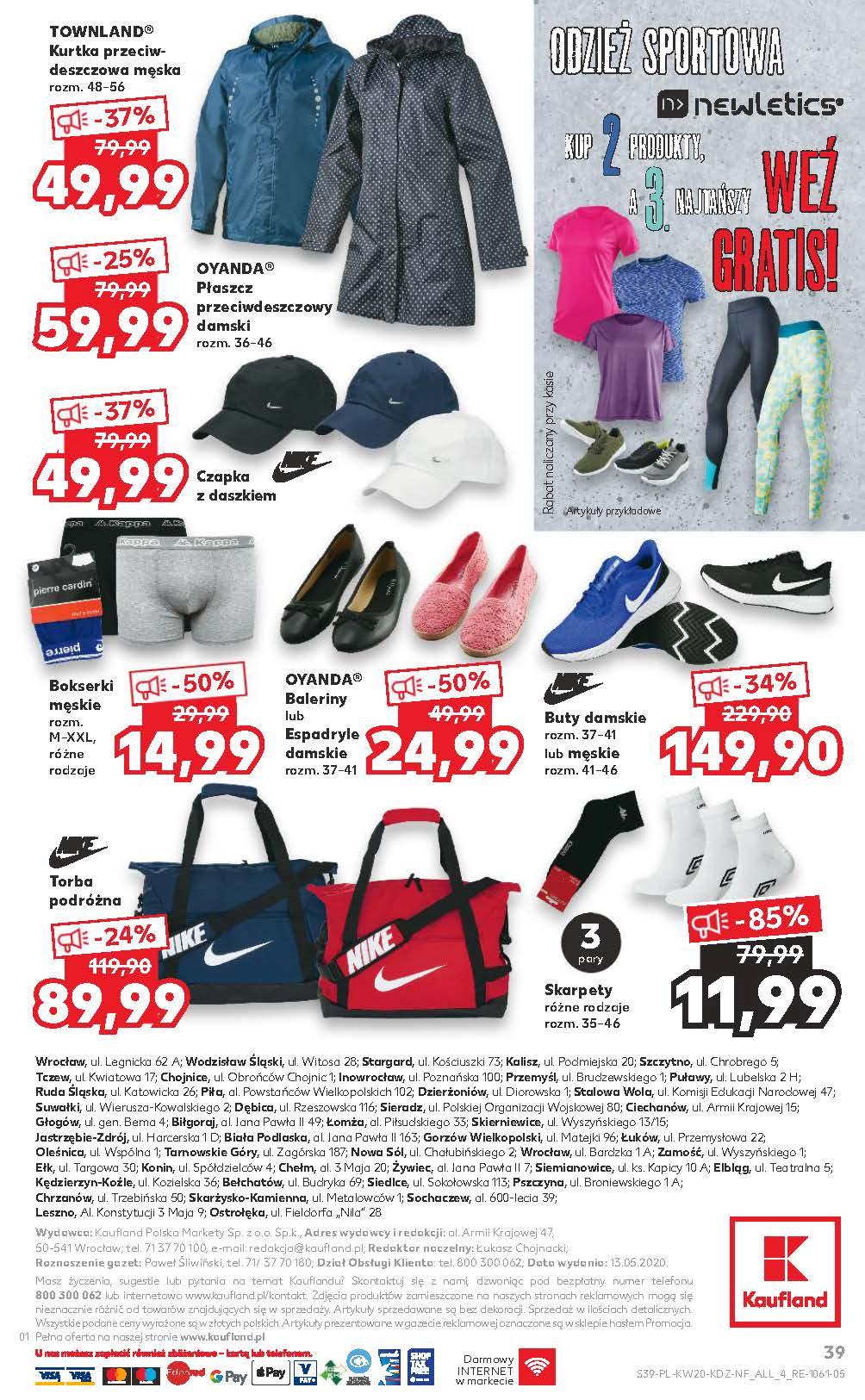 Gazetka promocyjna Kaufland do 20/05/2020 str.39