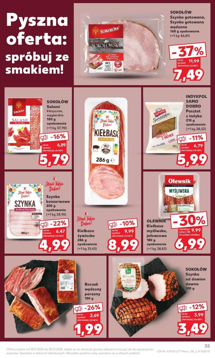 Gazetka promocyjna Kaufland do 24/01/2024 str.35