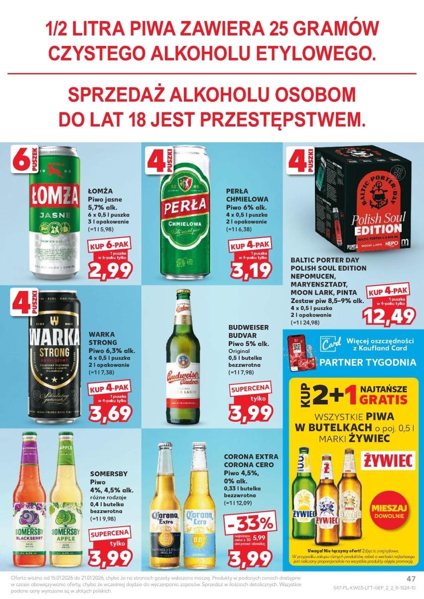 Gazetka promocyjna Kaufland do 21/01/2026 str.47