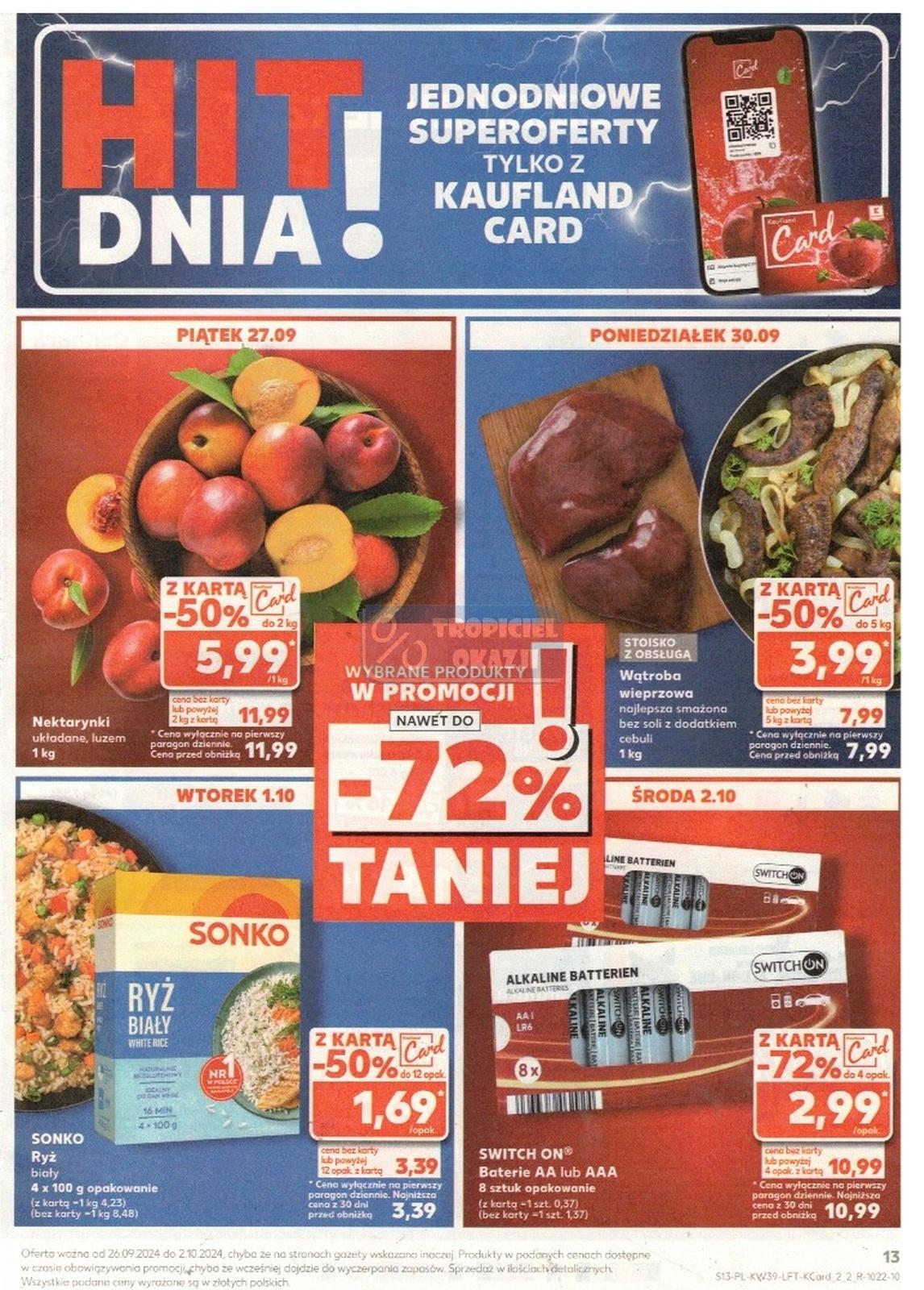 Gazetka promocyjna Kaufland do 02/10/2024 str.13