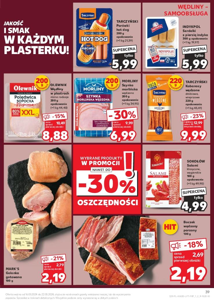 Gazetka promocyjna Kaufland do 22/05/2024 str.39