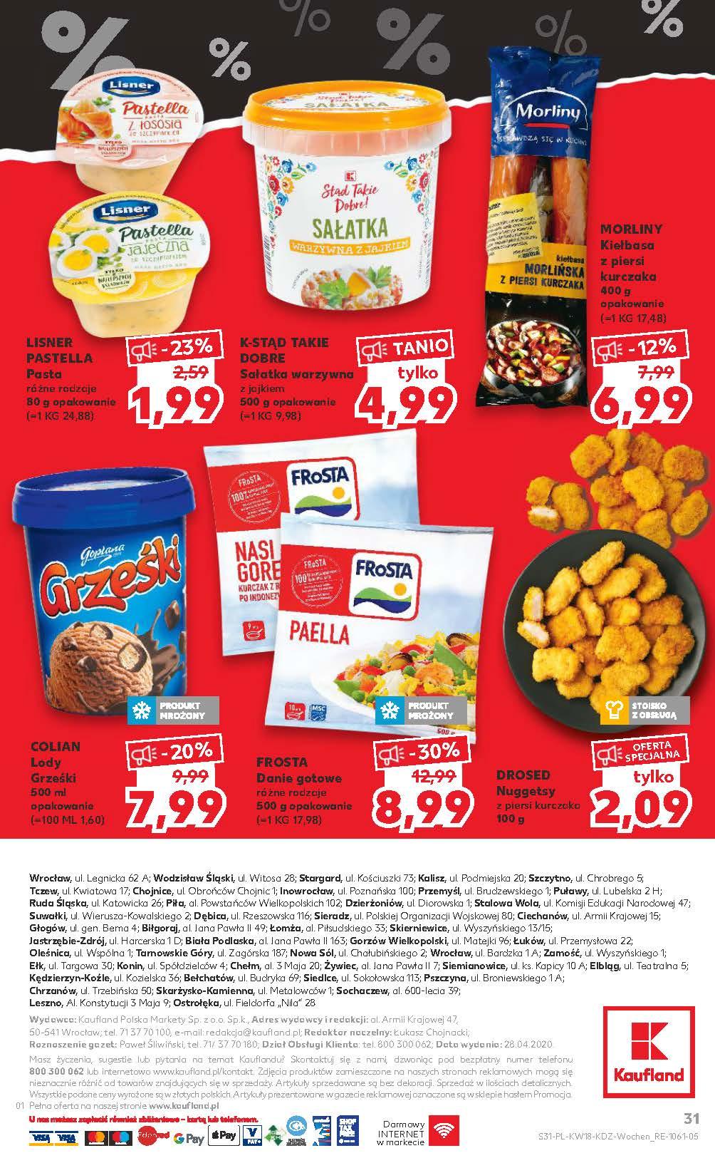 Gazetka promocyjna Kaufland do 06/05/2020 str.31