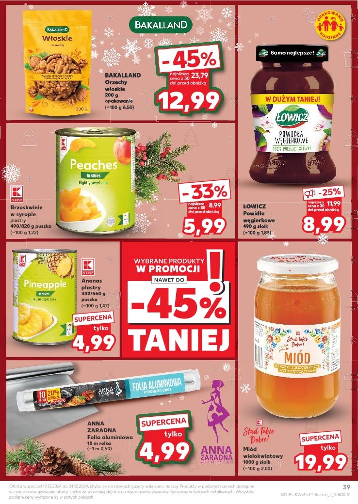 Gazetka promocyjna Kaufland do 24/12/2024 str.39