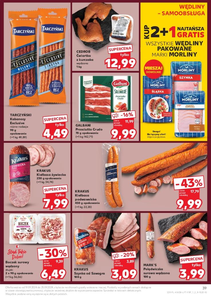 Gazetka promocyjna Kaufland do 25/09/2024 str.39