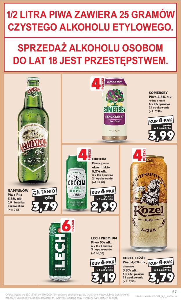 Gazetka promocyjna Kaufland do 31/01/2024 str.57