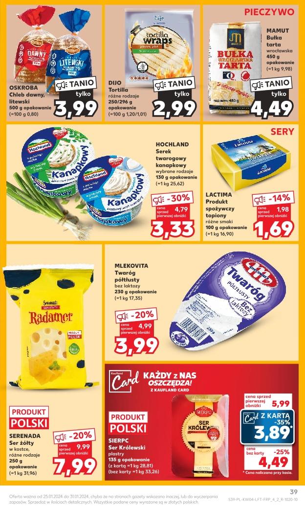 Gazetka promocyjna Kaufland do 31/01/2024 str.39