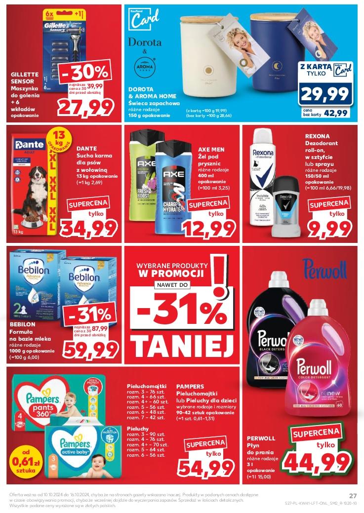 Gazetka promocyjna Kaufland do 16/10/2024 str.27