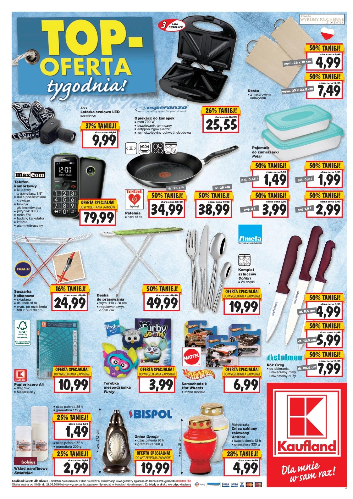 Gazetka promocyjna Kaufland do 21/09/2016 str.4