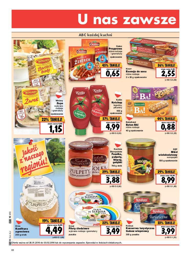 Gazetka promocyjna Kaufland do 03/02/2016 str.16