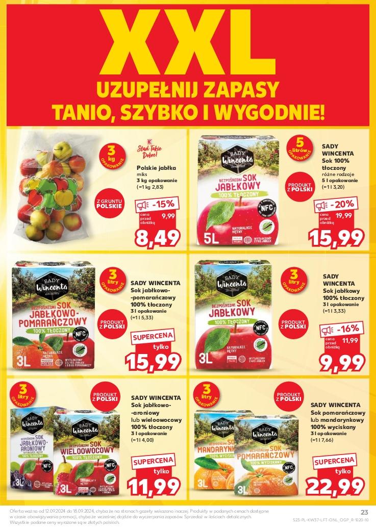 Gazetka promocyjna Kaufland do 18/09/2024 str.23