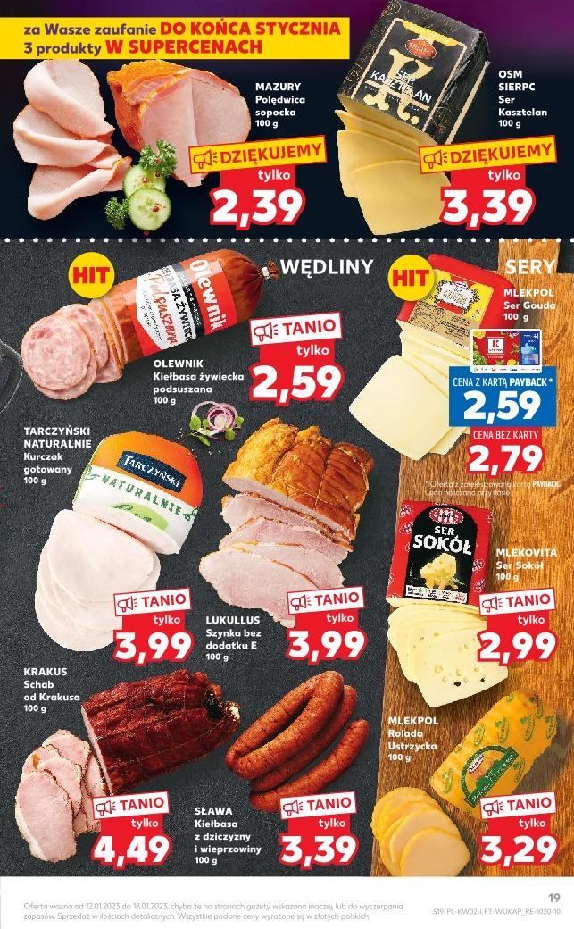 Gazetka promocyjna Kaufland do 18/01/2023 str.19