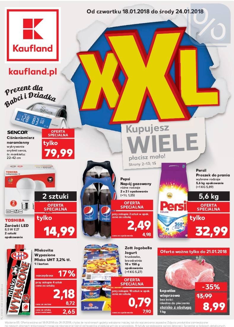 Gazetka promocyjna Kaufland do 24/01/2018 str.1