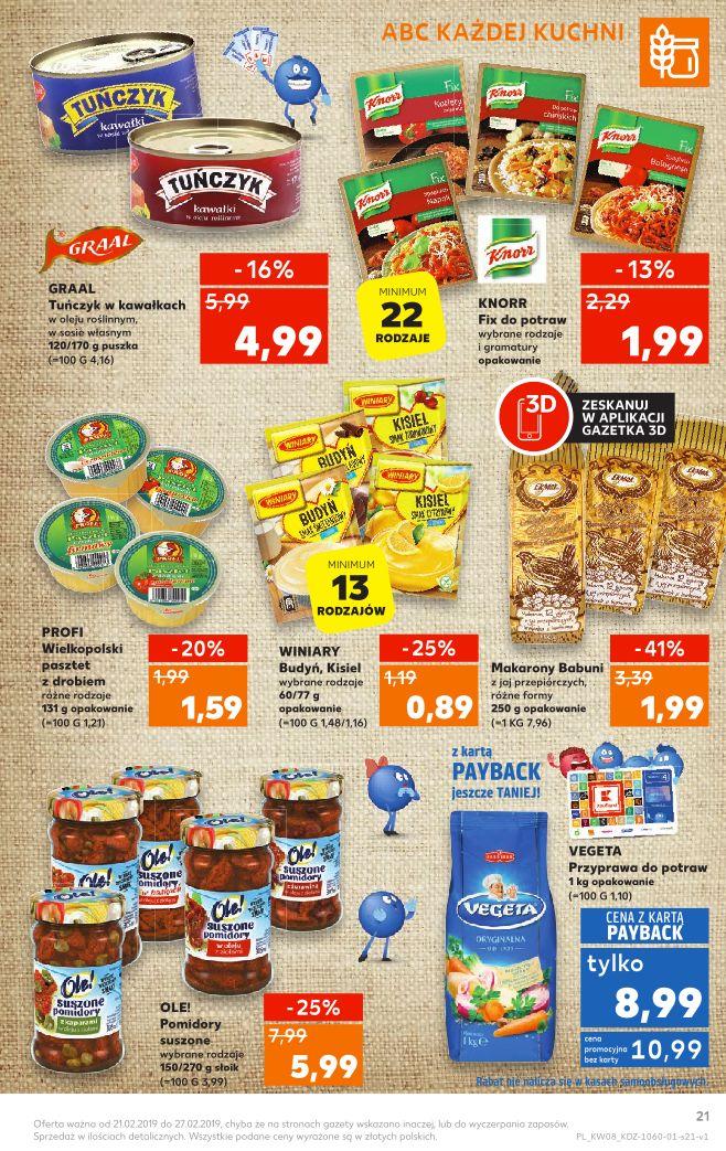 Gazetka promocyjna Kaufland do 27/02/2019 str.21