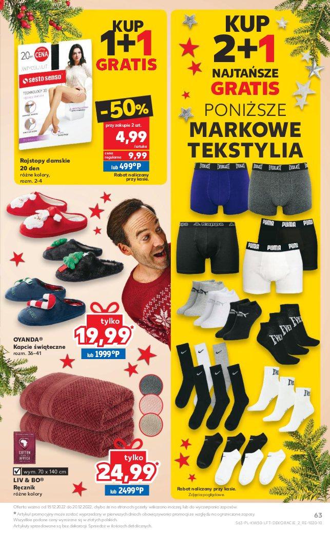 Gazetka promocyjna Kaufland do 20/12/2022 str.63