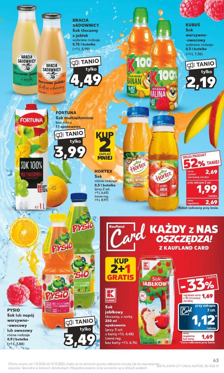 Gazetka promocyjna Kaufland do 13/12/2023 str.63