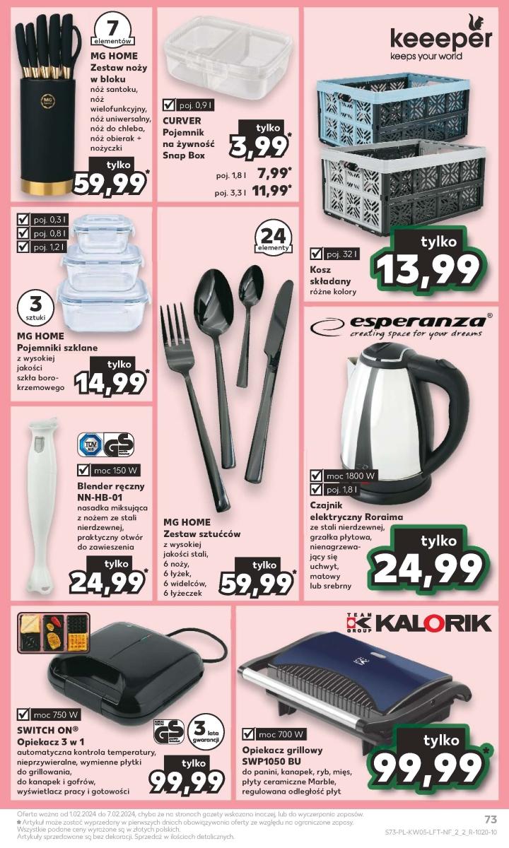 Gazetka promocyjna Kaufland do 07/02/2024 str.73