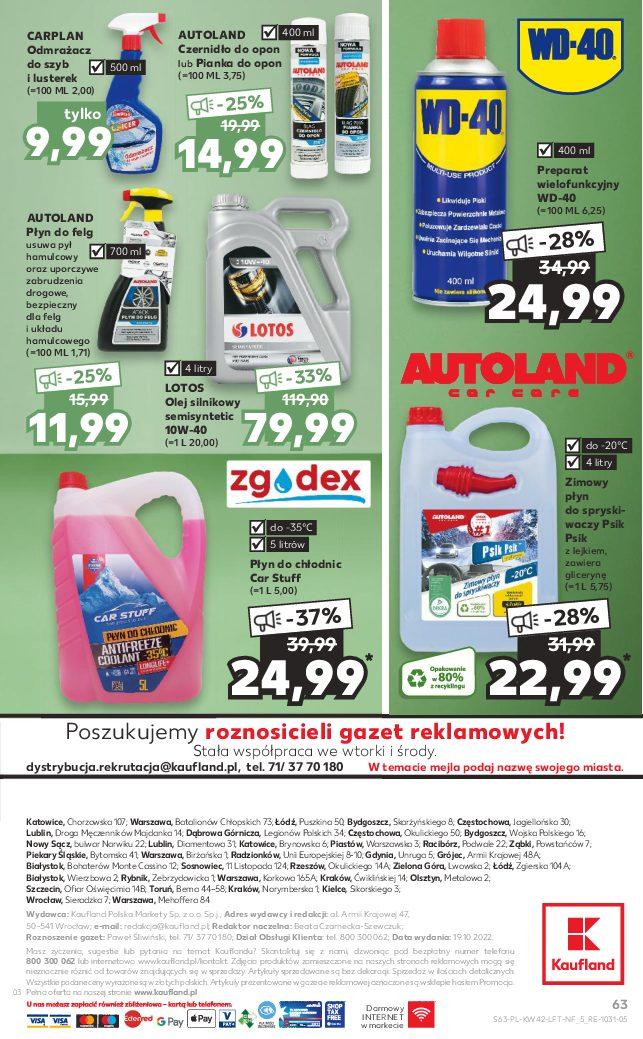 Gazetka promocyjna Kaufland do 26/10/2022 str.63