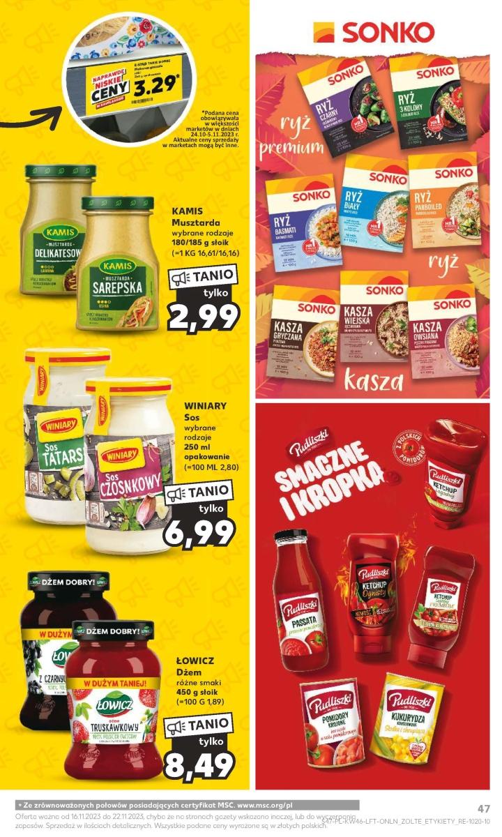 Gazetka promocyjna Kaufland do 22/11/2023 str.47