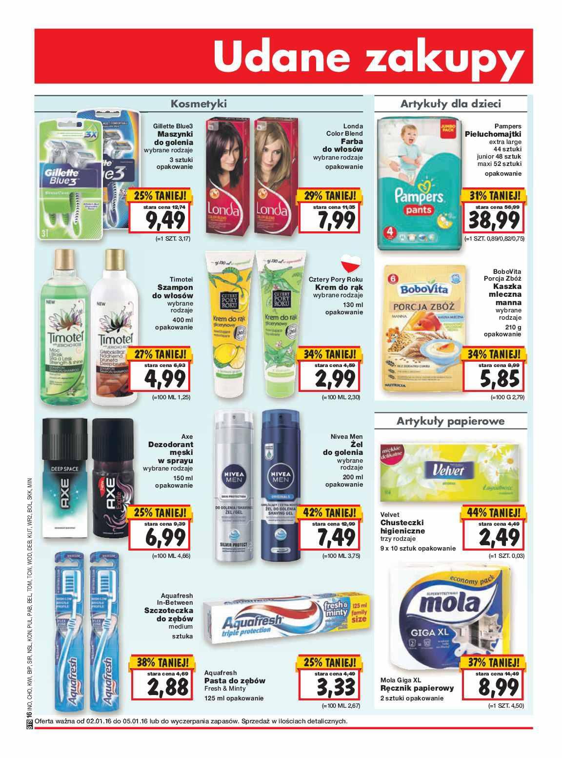 Gazetka promocyjna Kaufland do 05/01/2016 str.16