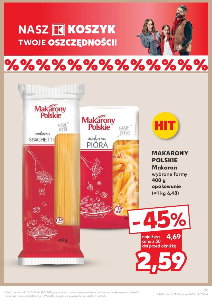 Gazetka promocyjna Kaufland do 17/04/2024 str.59