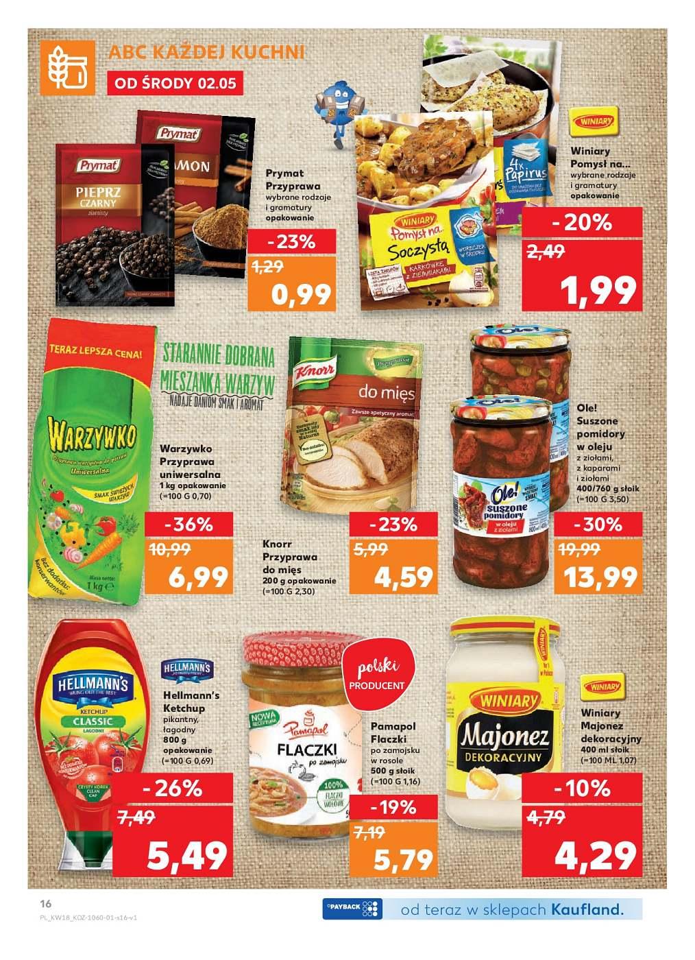 Gazetka promocyjna Kaufland do 09/05/2018 str.16