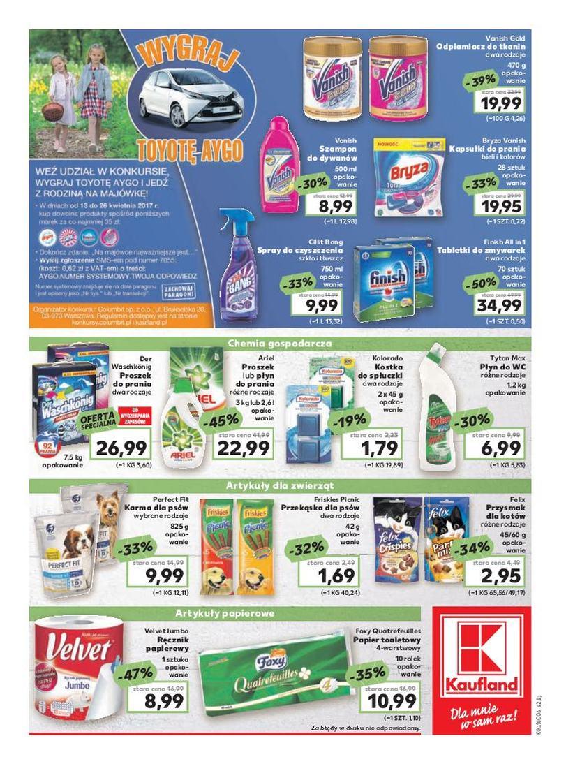 Gazetka promocyjna Kaufland do 19/04/2017 str.21