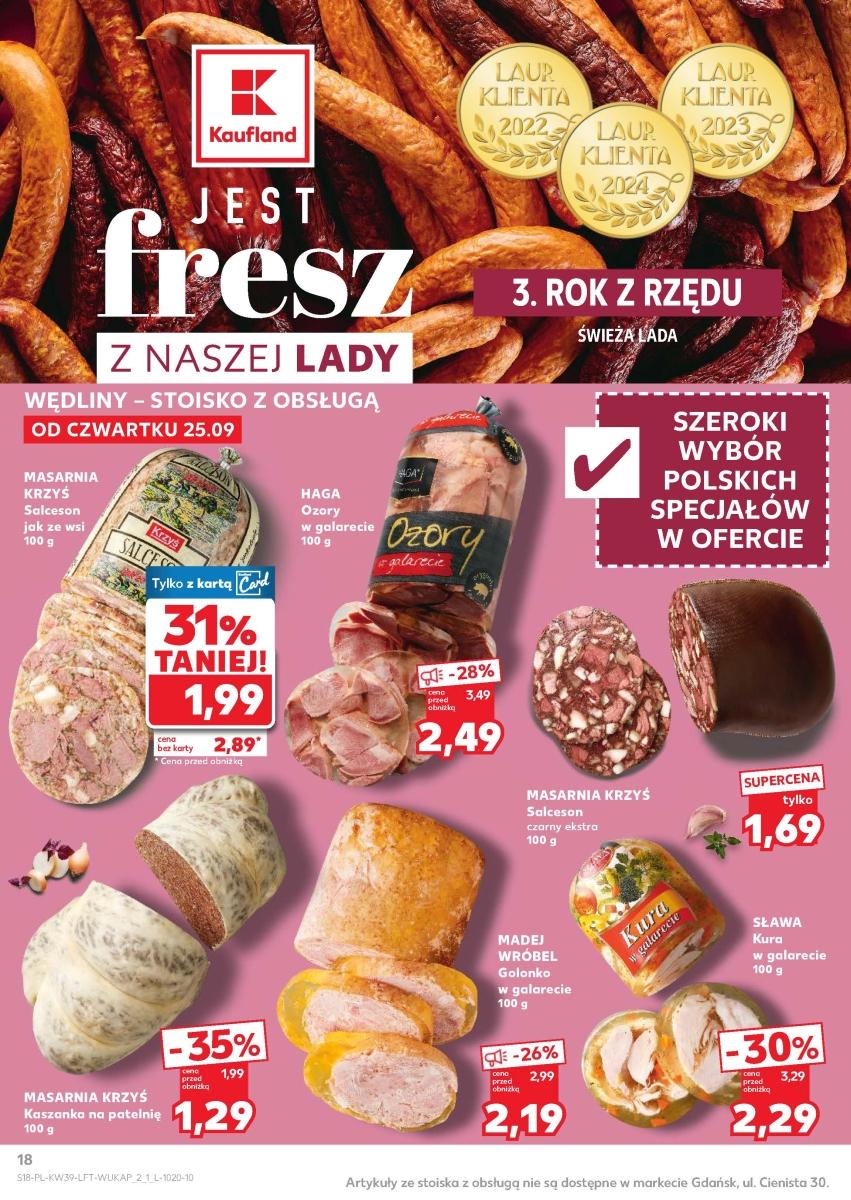 Gazetka promocyjna Kaufland do 01/10/2025 str.18