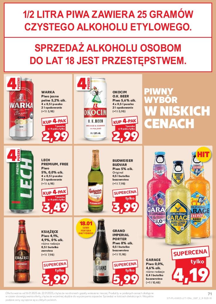 Gazetka promocyjna Kaufland do 22/01/2025 str.71