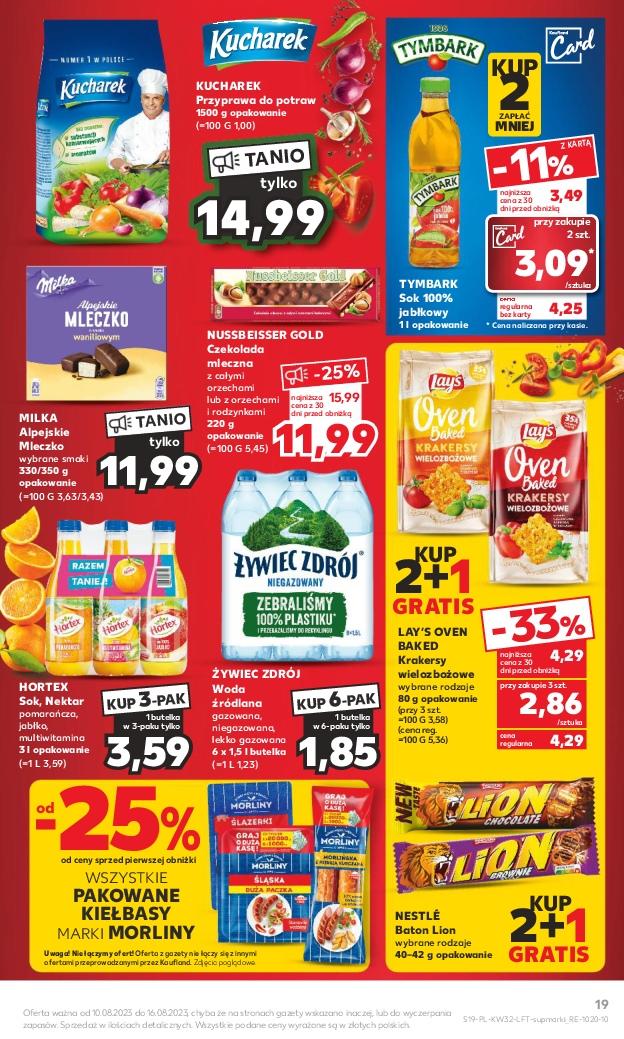 Gazetka promocyjna Kaufland do 16/08/2023 str.19