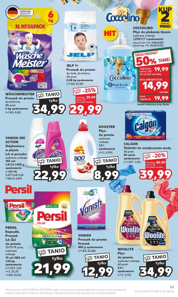 Gazetka promocyjna Kaufland do 29/11/2023 str.61