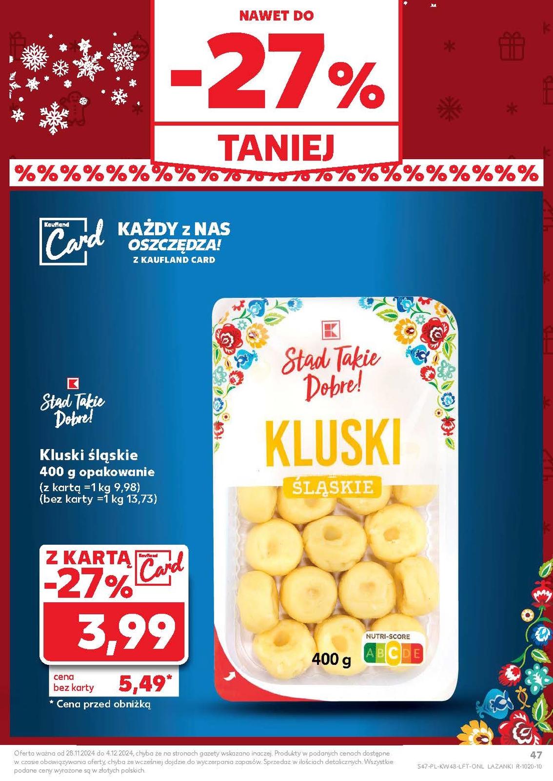 Gazetka promocyjna Kaufland do 04/12/2024 str.47