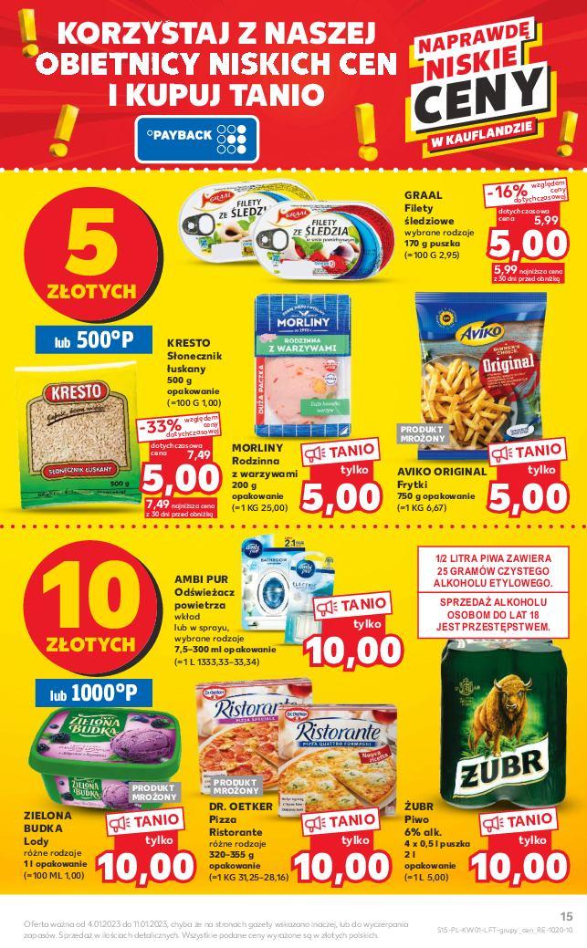 Gazetka promocyjna Kaufland do 11/01/2023 str.15