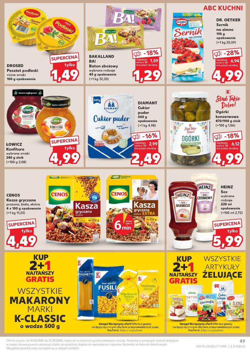 Gazetka promocyjna Kaufland do 21/08/2024 str.49